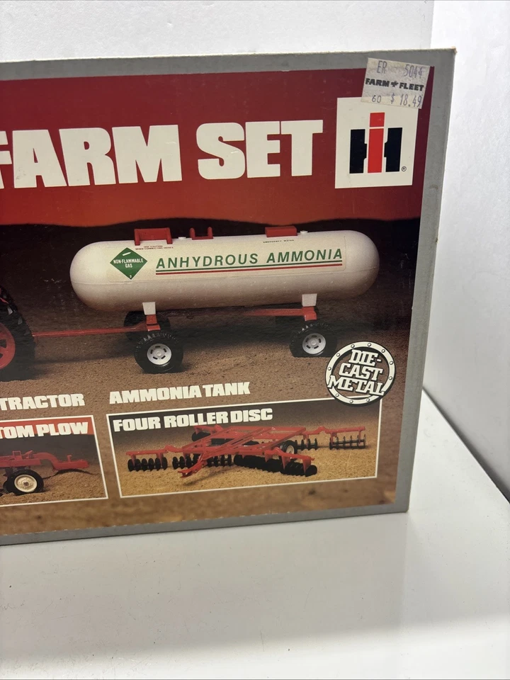 Juego de granja de lujo fundido a presión Ertyl 1987 vintage 5044 (¡RARO!) Foto 3 de 4