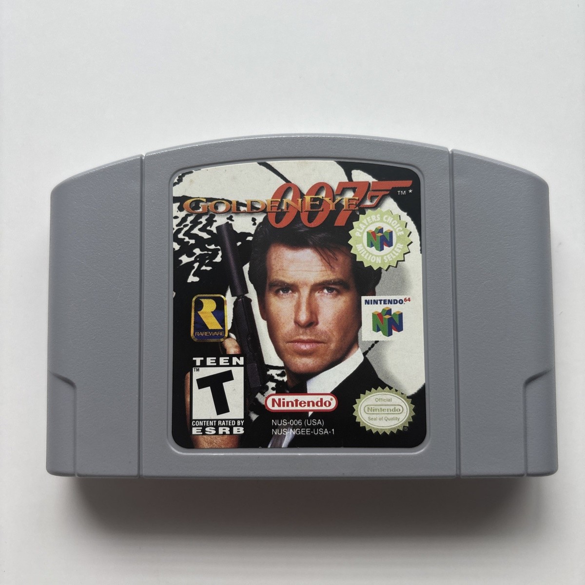 Nintendo 64 N64 Goldeneye 007 James Bond Retro Authentic FPS