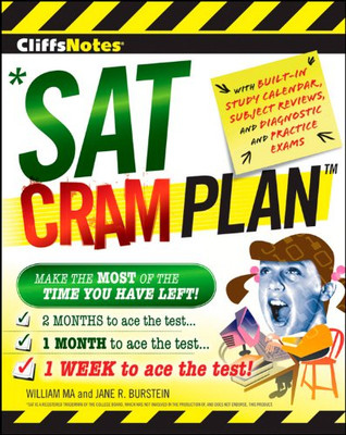 CLIFFSNOTES SAT CRAM PLAN (CLIFFSNOTES CRAM PLAN) By Jane R. Burstein & William