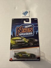 Hot Wheels Neon Speeders Series 2017 Nissan GT-R (R35)  2023 Black New