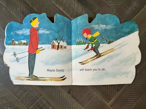 1965 A Golden Shape Book #5919 THE SNOWMAN BOOK 29c - Foto 8 di 14
