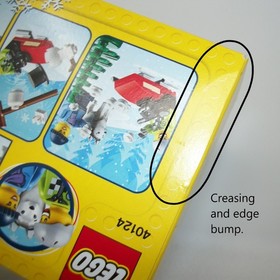 LEGO Winter Fun 40124 RETIRED Christmas Tree Snowmobile Husky Dog Snowman Cabin