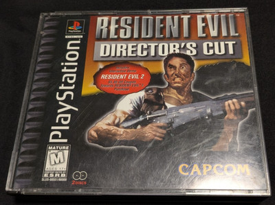 Resident Evil Director's Cut PS1 PlayStation 1 Complete CIB + Demo Black Label