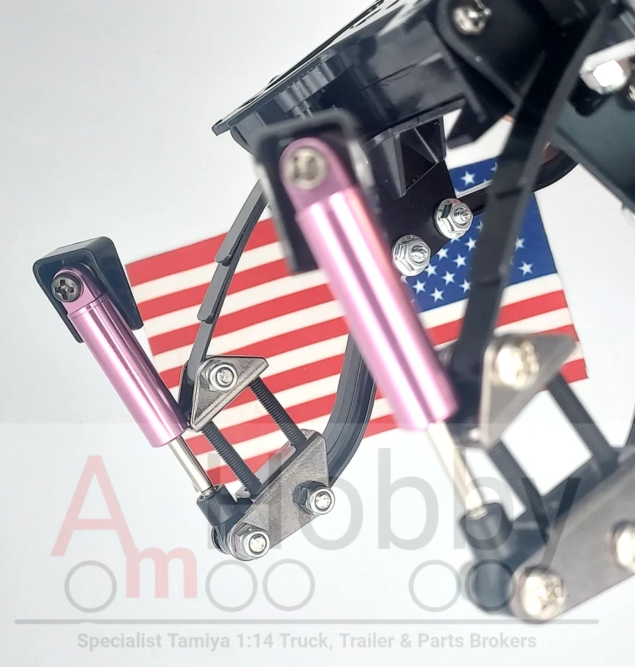 1/14 Tamiya King Hauler Truck 56301, zusammengebaute Heckpendelaufhängung Set-up - Bild 4 von 4