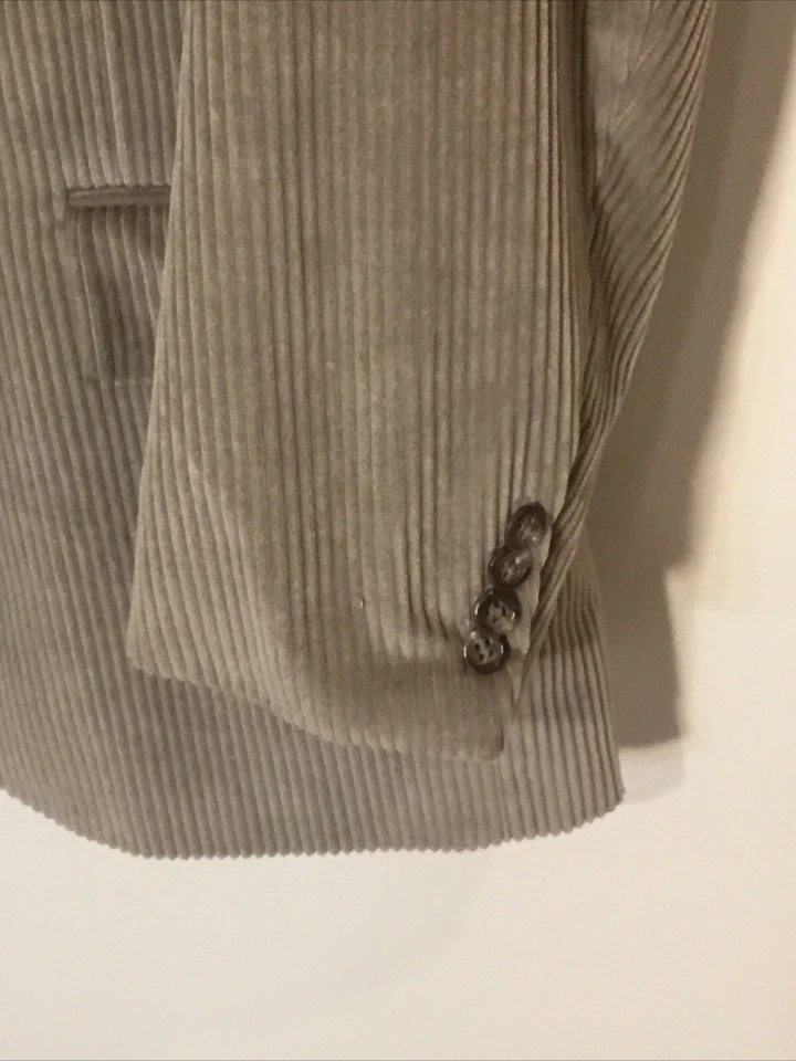 Blazer Polo Ralph Lauren Pana Tostada De Colección Para Hombres 41L Hecho en Italia Etiqueta Azul Foto 4 de 4