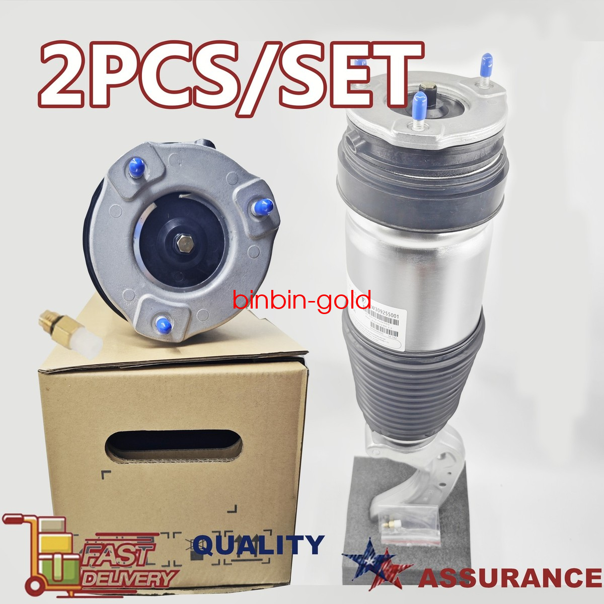 OEM 2x Front Air Suspension Shock Absorber for 16-19 Tesla Model X 102736125E US