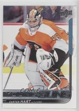 2018-19 Upper Deck Young Guns Carter Hart #491 Rookie RC