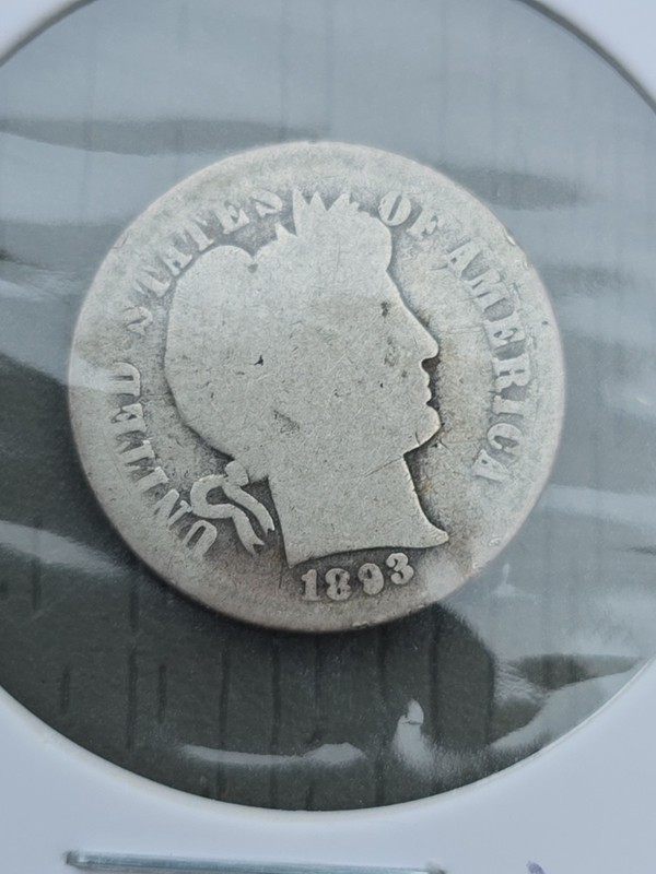 1893-O Barber Dime - Good Details 🔑  DATE! L♡♡K!!