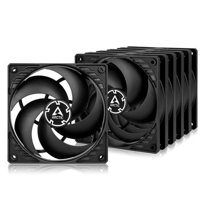 P12 PWM PST (5 Pack) - PC Fans, 120mm Case Pack), black