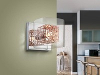 Wandlampe Wandleuchte Designer Lampe Led Strahler Wandbeleuchtung Glas Lios