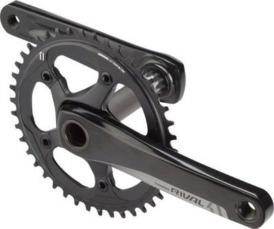 SRAM Rival 1 Crankset 11 Speed 172.5mm 110 BCD 42T 45.5mm GXP Black