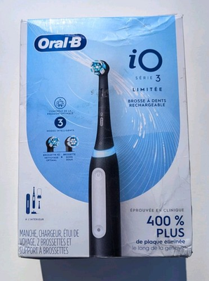 #ad #ad Oral B iO Series 3 Deep Clean Electric Toothbrush Black New Open Box $39.99