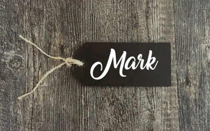 Christmas Stocking Name Tags/ Wooden Name Tag/ Personalized Stocking Tag - Image 3 of 4