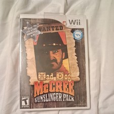 MAD DOG McCREE GUNSLINGER PACK NINTENDO Wii Brand New Factory Sealed Ships In 📦