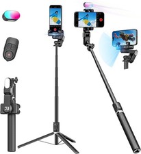 Lightweight Gimbal Stabilizer for iPhone  Android with Remote  Extendable Rod