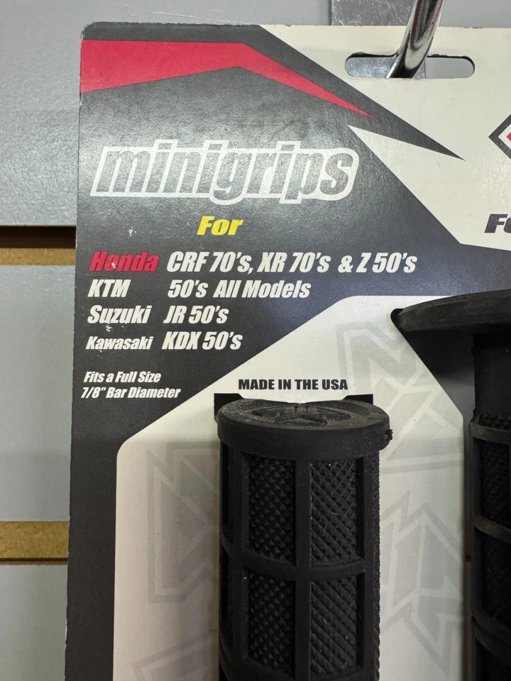 Four Twelve Racing Minigrips 7/8 Bar Negro Honda KTM Suzuki Kawasaki PN# 19-5120 Foto 2 de 4