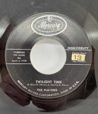 THE PLATTERS Oldies R B R R 45 Twilight Time / Out Of Mind