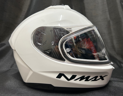 Nolan N60-6 White with YAMAHA NMAX Stickers Road Motorcycle Helmet