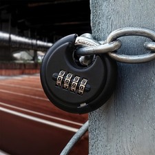 Heavy Duty Combination Padlock Outdoor Shed Waterproof Disc Padlock with Code 4