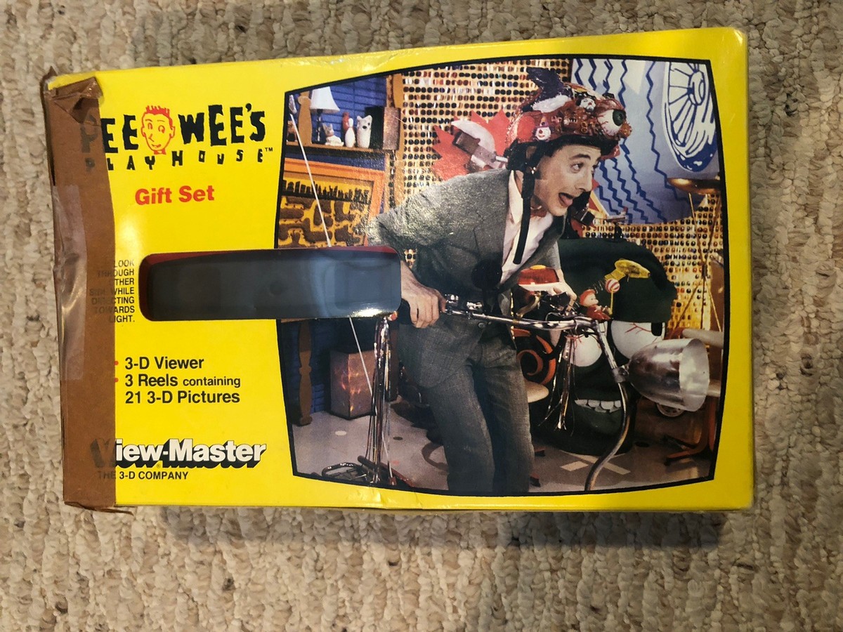 Pee Wee's Playhouse 3d View-Master Gift Set W/3 Reels