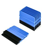Felt Squeegee, 10 Pcs 4in Vinyl Felt Edge Squeegee Graphic Decal Wrapping Car