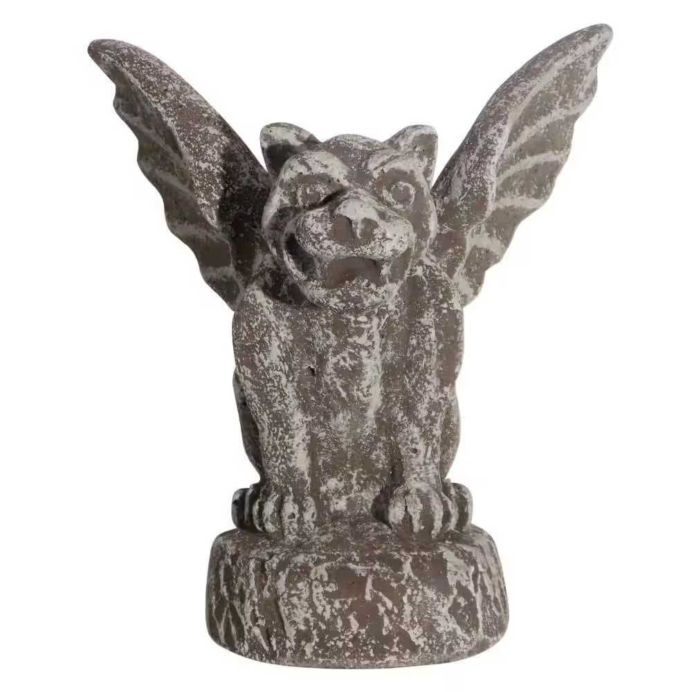 English Antique Concrete 5 In. W X 6.25 In. H 