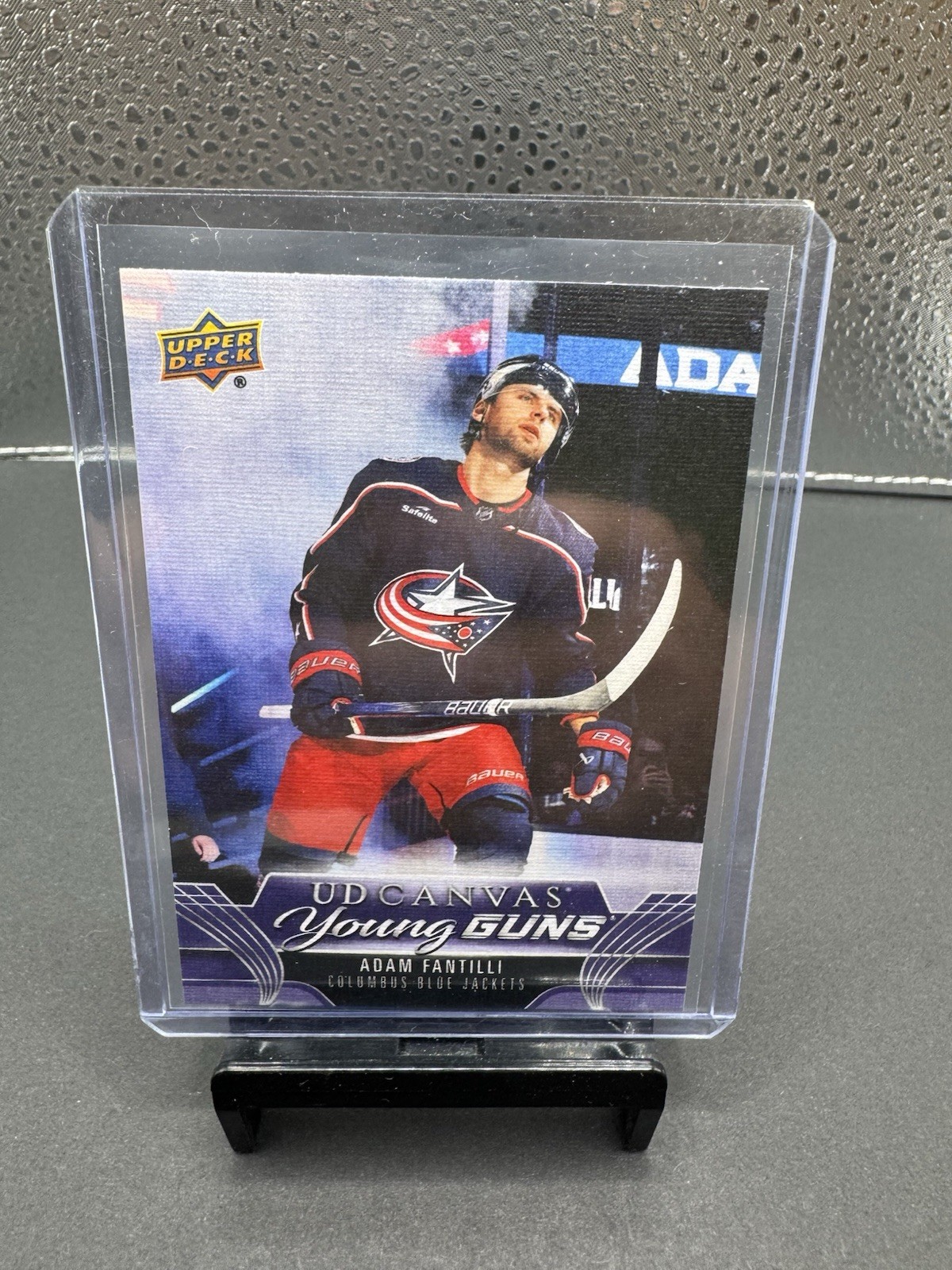 Adam Fantilli #C373 Hockey Cards 2023 Upper Deck UD Canvas trading card — raw and PSA graded price guide