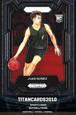 Juan Nunez 2024 Panini Prizm Draft Rookie RC Indiana Pacers #36