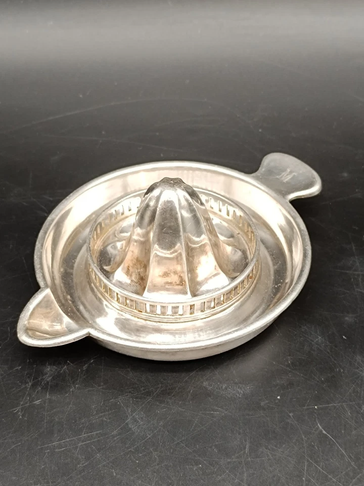 Ancien Presse Agrume Métal Argenté (e) - Photo 2/4