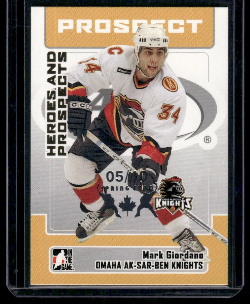 Mark Giordano trading card