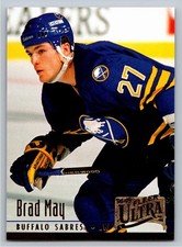 Brad May #25 1994 Fleer Ultra Buffalo Sabres Hockey Card NHL