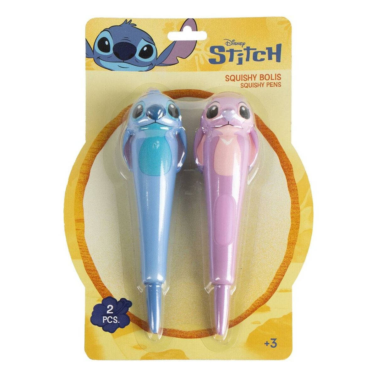 Penna Stitch Squishy Multicolore 2 Unità