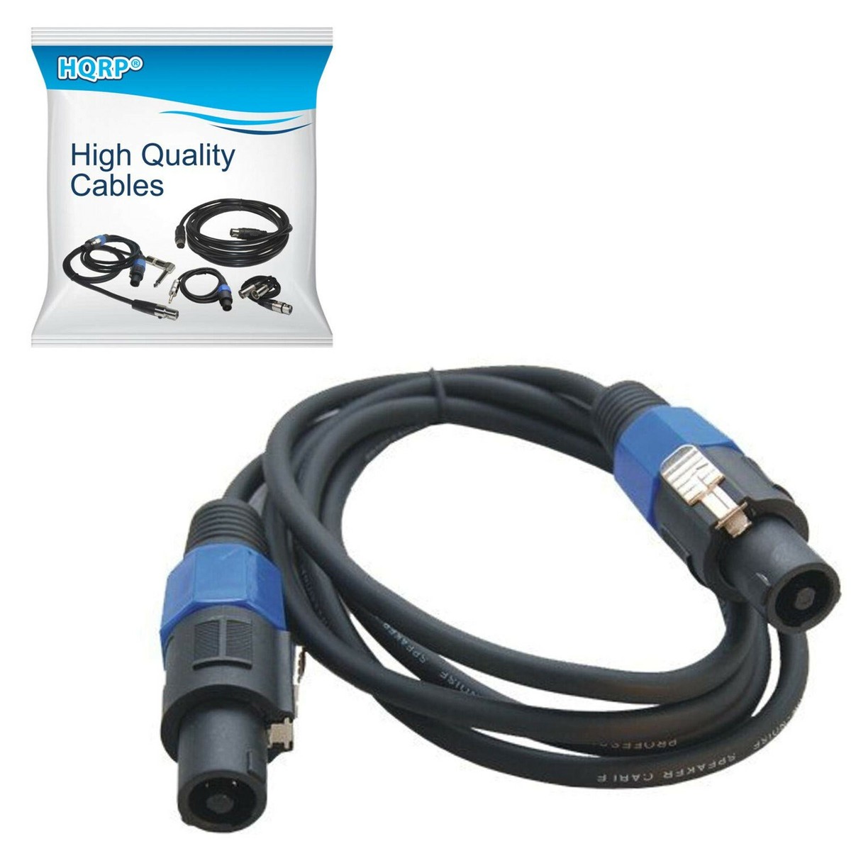 6ft Speakon to Speakon (M/M) Cable compatible with JBL EON 305