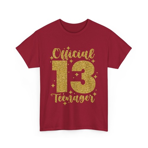 13 Years Old Bday | Official Teenager 13th Birthday T-Shirt - Picture 13 of 15