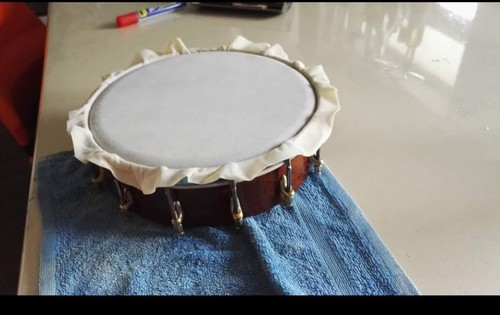 Ukulele Banjo Calf Vellum Skin with FREE Aquila Strings and Fitting Instructions - Picture 5 of 12