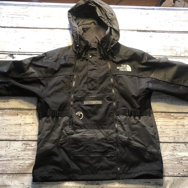 STEEP TECH Jacket Parka Hooded Black//Gray MEN/'s All Sizes THE NORTH FACE