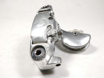 Dérailleur Arrière Campagnolo C-Record Première Génération - Cage Courte, Argent, Italie