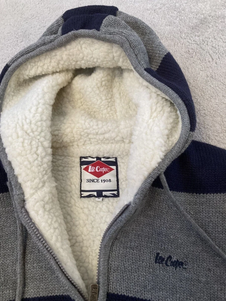 Lee Cooper Hombre Sudadera Con Capucha Cremallera Mediana