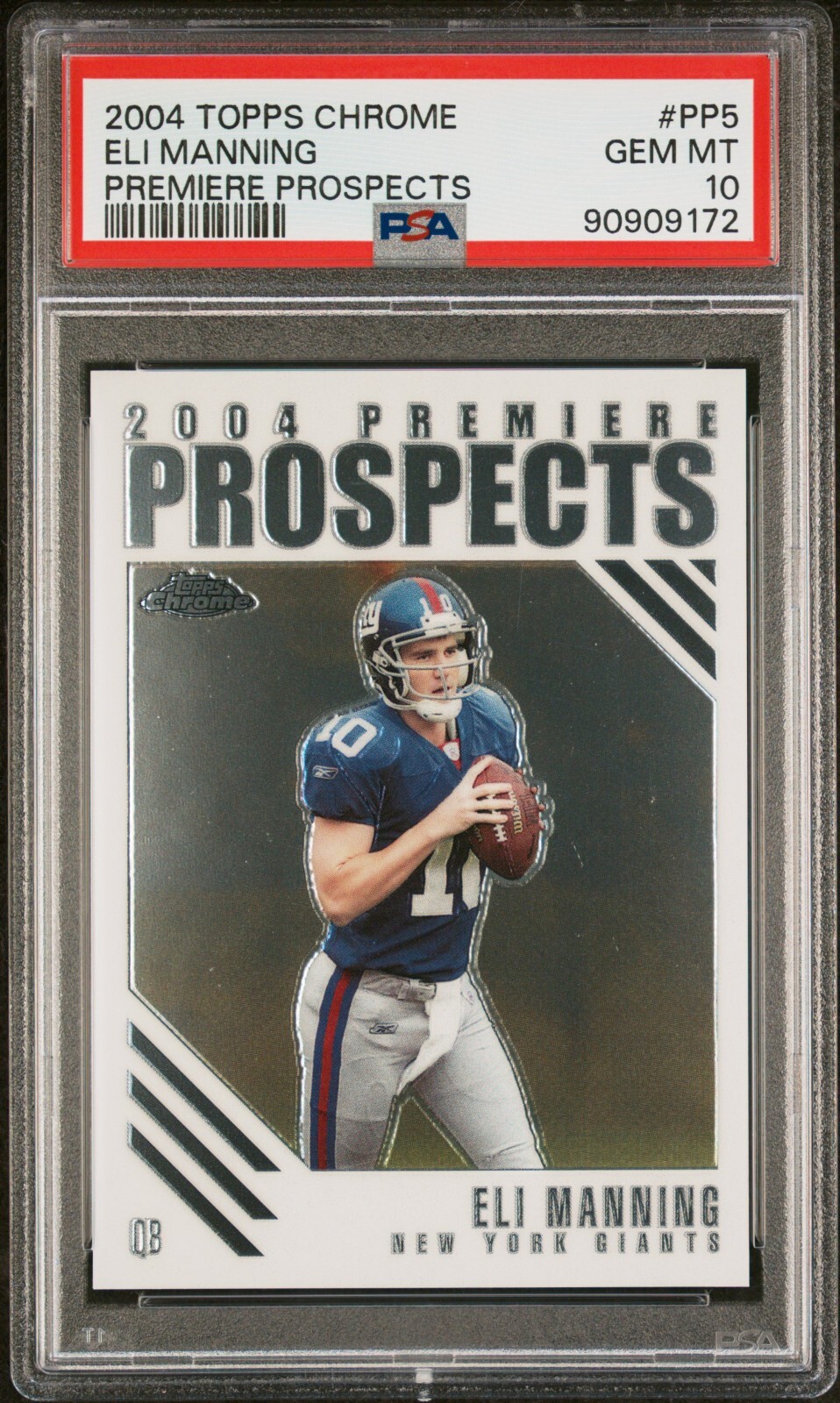 Eli Manning Topps Chrome Premiere Prospects #PP5 Base
