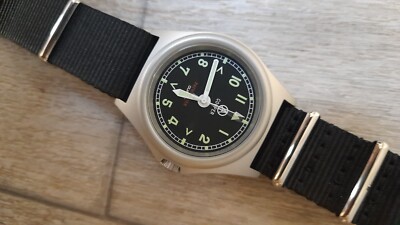 Cooper Pathfinder Quartz Pilot's Watch With Rare Parachute Regiment Logo 100m WR