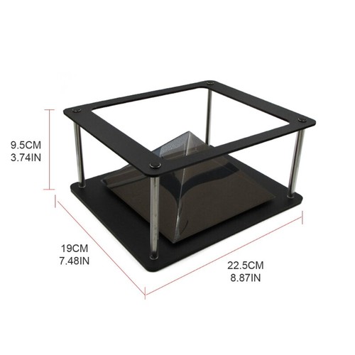 Video Stand Universal 3D Hologram Py-ramid Display Projector Pad Tab-let PC - Zdjęcie 8 z 8