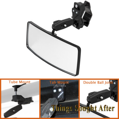 REARVIEW MIRROR for YAMAHA RHINO, VIKING, WOLVERINE & YXZ1000R UTV Rear View