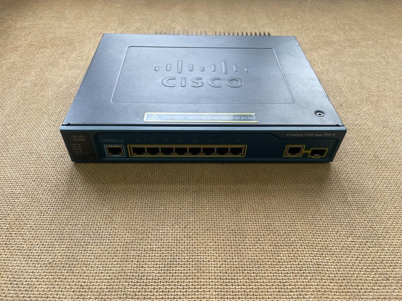 Cisco WS-C3560-8PC-S 8-Port PoE Compact Managed Switch with Fast Ethernet