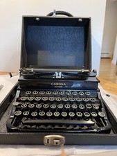 ANTIQUE SMITH CORONA JUNIOR PORTABLE TYPEWRITER C. 1934 thumbnail
