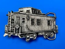Figural Train Caboose Vintage 1970's  The Great American Belt Buckle Co