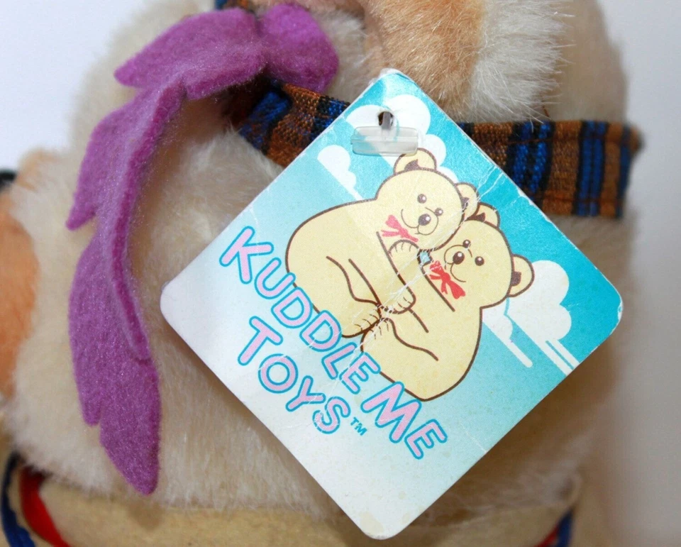 De colección Kellytoy Niña India Oso de Peluche Peluche Peluche Animal 9" Nativo Americano Raro Foto 4 de 4