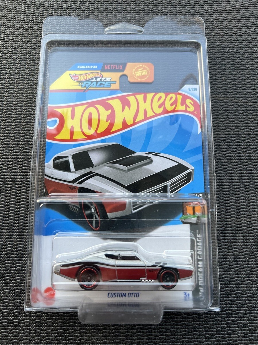 Hot Wheels Kroger Exclusive Silver Red Custom Otto “Lost Redline