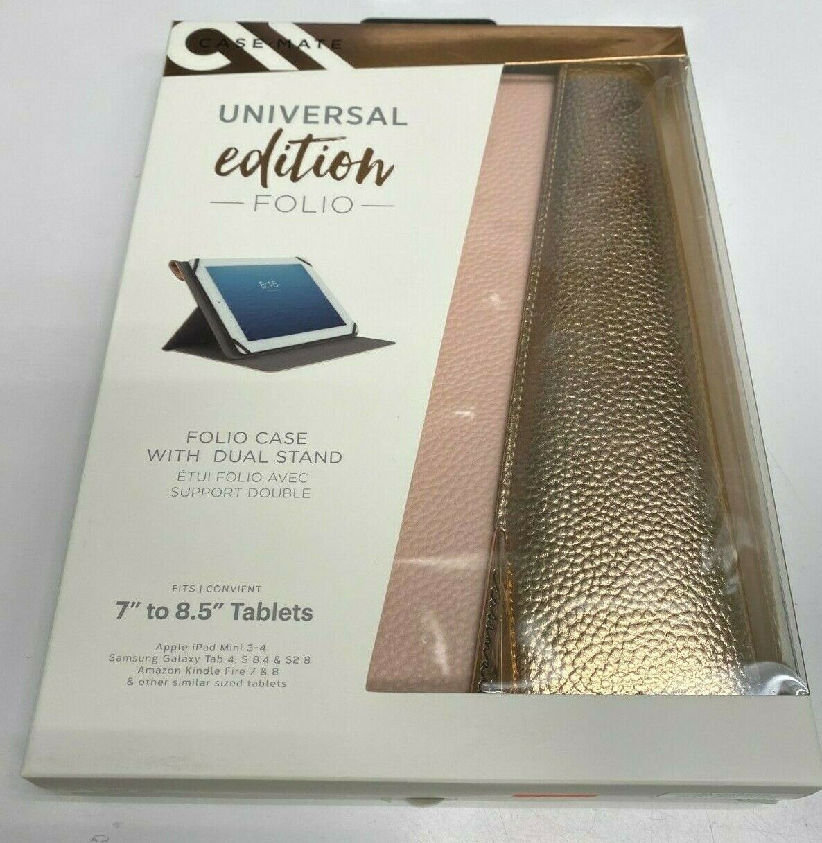 Case Mate Universal Edition Folio Case w/ Stand for 7" to 8.5" Tablets