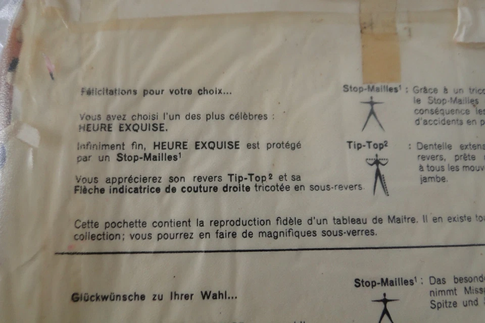Paar Strümpfe Frau Stim ' Lon Rechts Naht Dusk Größe 4= 10 Le Bourget - Bild 3 von 4