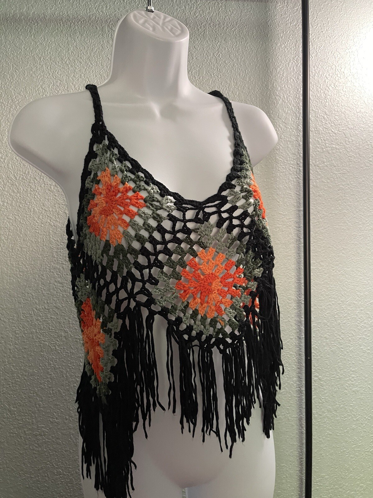 Chunky Knit Off-Shoulder Crop Top for Women-image